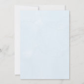White Blue Beautiful Wedding Invitation (Dos)