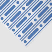 White Blue Bone Inlay Dots Decoupage Paper Tissuepapier (Detail)