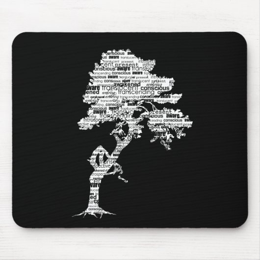 White Bodhi Tree Mousepad Muismat (Voorkant)
