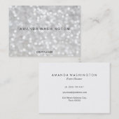 White Bokeh Visitekaartje (Voorkant / Achterkant)