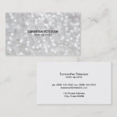White Bokeh Visitekaartje (Voorkant / Achterkant)