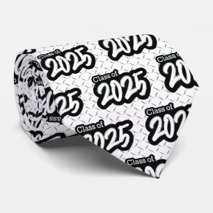 White Bold Brush Klasse van 2025 Stropdas