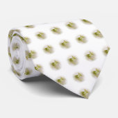 White Bougainvillea Stropdas (Opgerold)