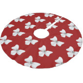 White Bow Kerstboomrok Kerstboom Rok (Gekanteld)