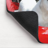 White Boxer Dog in Maserati mousepad Muismat (Hoek)