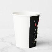 White Boxer Dog Ugly Christmas Sweater Funny Xmas Papieren Bekers (Rechts)