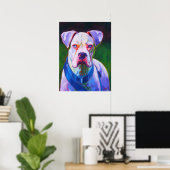 White Boxer Poster (Thuiskantoor)