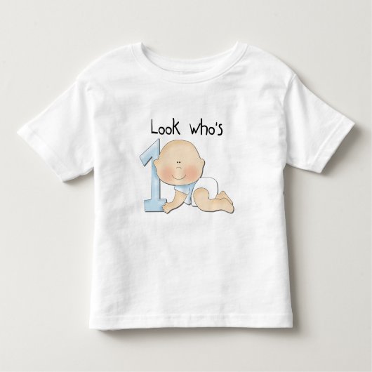 White Boy 1e Verjaardag Tshirts en geschenken (Voorkant)
