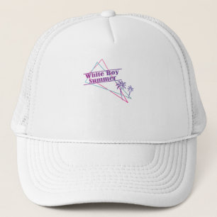 White Boy Summer Retro Funny Shirt Ironic USA Trucker Pet