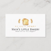 White Bread Wheat Bakery Loyalty Visitekaartje (Voorkant)