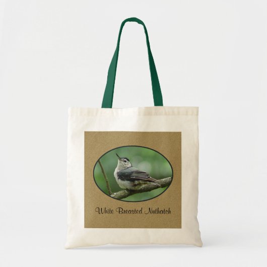 White Breasted Nuthatch Canvas tas 2 (Voorkant)