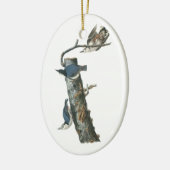 White-breasted Nuthatch van Audubon Keramisch Ornament (Links)