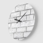 White Brick Modern Urban Grote Klok (Hoek)