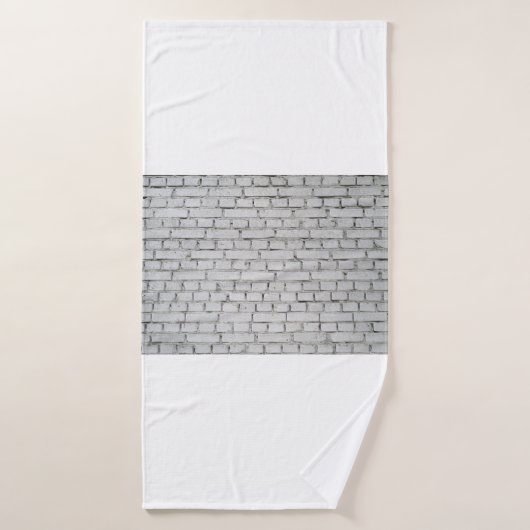 WHITE BRICK WALL BADHANDDOEK (Badhanddoek)