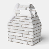 White Brick Wall patroon Bedankdoosjes (Voorkant Zijde)