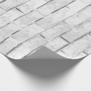 White Brick Wall patroon Cadeaupapier