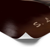 White Bucking Rodeo Bull Perfect Poster (Hoek)