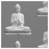 White Buddha Statue Stof (Close Up)