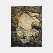 "White Buffalo" original art Fleece Deken (Voorkant)