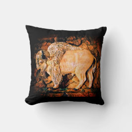 "White Buffalo" original art Kussen