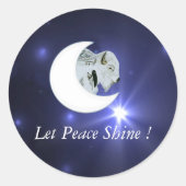 White Buffalo Peace - Sticker (Devant)