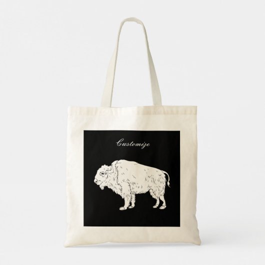 White Buffalo Thunder_Cove Tote Bag (Achterkant)