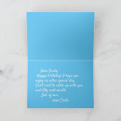 White Bullterrier op Patchwork - Kunst Kaart (Binnen)