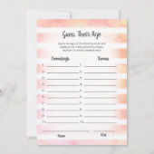 White Bunny Coral Devine Leur Carte De Jeu Age (Devant)