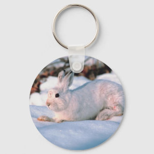 White Bunny Sleutelhanger
