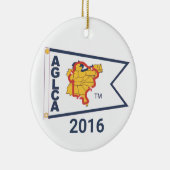 White Burgee (2016) Ornement en céramique (Droite)