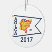 White Burgee (2017) Ornement en céramique (Gauche)