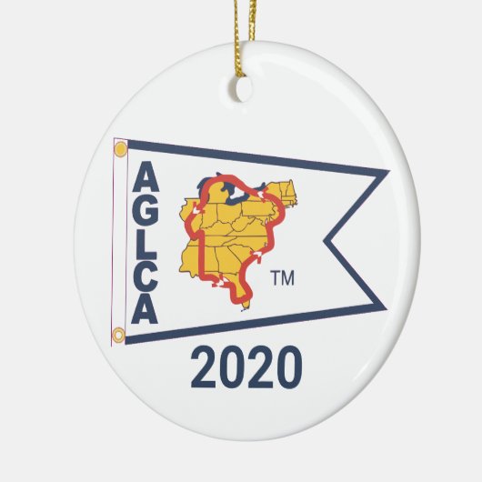 White Burgee (2020) Ornement en céramique (Gauche)