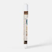 White Butterfly in Natural Setting 200724IREF220 - iPhone Hoesje (Rechterkant)