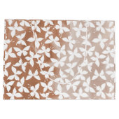 White Butterfly Pattern Groot Cadeauzakje (Achterkant)