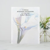 WHITE CALLA LIES LETTERHEAD PERSOONLIJK BRIEFHOOFD (Staand voorkant)