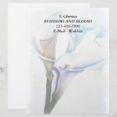 WHITE CALLA LIES LETTERHEAD PERSOONLIJK BRIEFHOOFD (Voorkant / Achterkant)