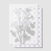 White Calla Lilies Wedding Vellum Uitnodigingen (Offset (Uitnodiging))