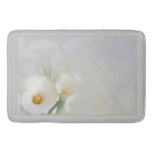 White Calla Lily met Foliage Badmat (Voorkant)