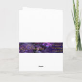 White Calla Lily Moederdag Kaart (Achterkant)