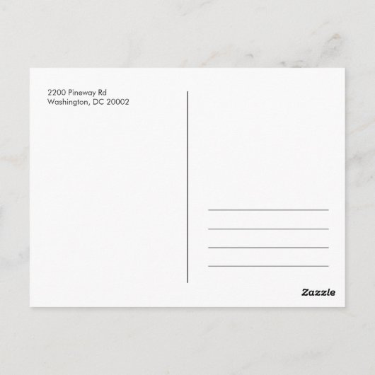 White Calligraphy Overlay Weddenschap Bedankt Briefkaart (Achterkant)