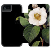 White Camellia Incipio iPhone Portemonnee Hoesje (Agenda Open)