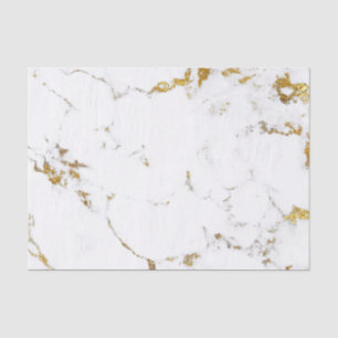 White Carrara Gold Stone Minimal Grey Stone Marble Tissuepapier