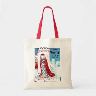White Cat Bag Tote Bag