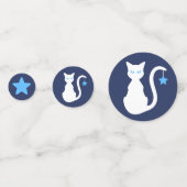 White Cat Christmas Confetti (Voorkanten)