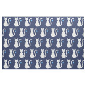 White Cat Fabric Stof (Fat Quarter)