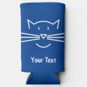 White Cat Face Whiskers Seltzer Koelbox (Voorkant)