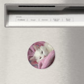 White Cat Magnet Magneet (Insitu (Vaatwasser))