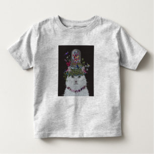 White Cat met Butterfly Bell Jar Kinder Shirts