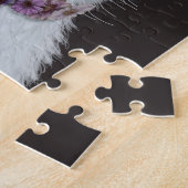 White Cat met Butterfly Bell Jar Legpuzzel (Zijkant)