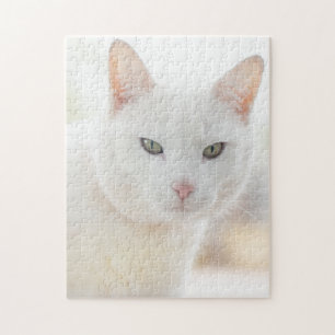 White Cat Puzzle Legpuzzel